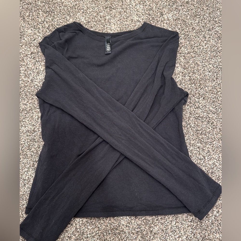 Skims Stretch Cotton Jersey Long Sleeve T-Shirt